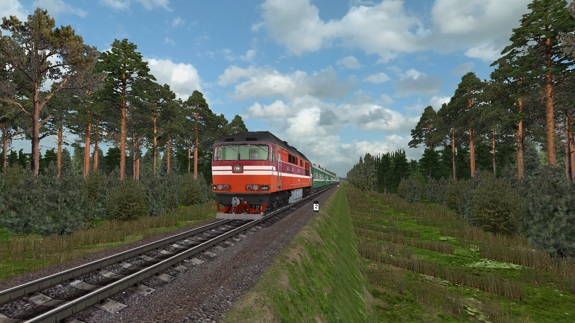 ZDSimulator - TEP70 Locomotive Screenshot 3