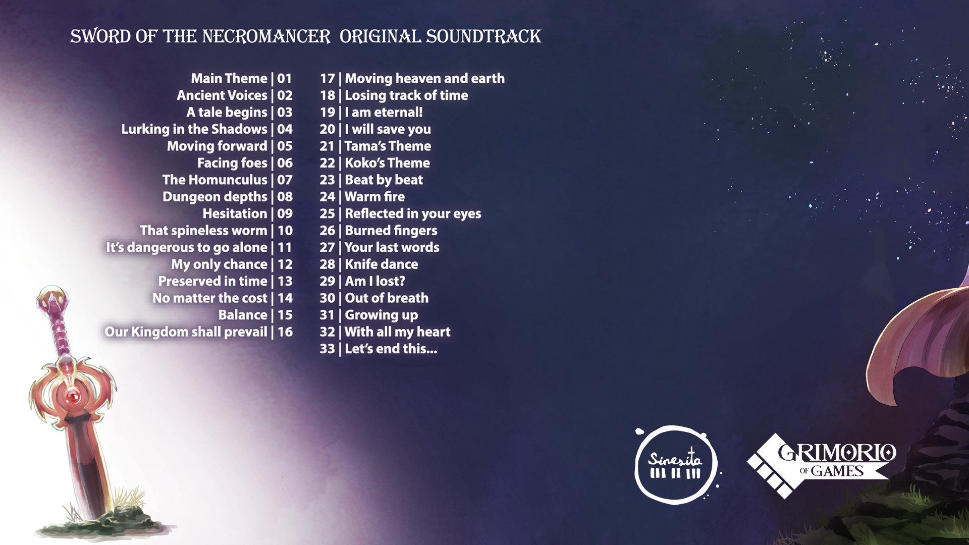 Sword of the Necromancer Soundtrack Screenshot 1