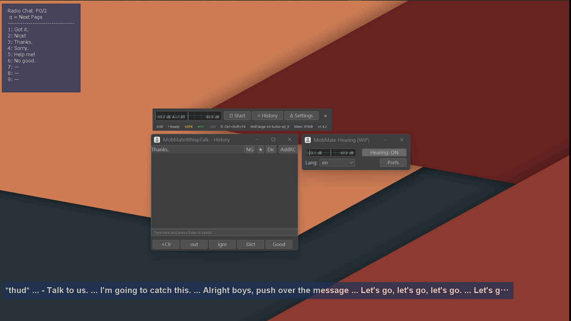 MobMate WhispTalk – Zero-Cloud Voice Chat Toolkit Screenshot 1