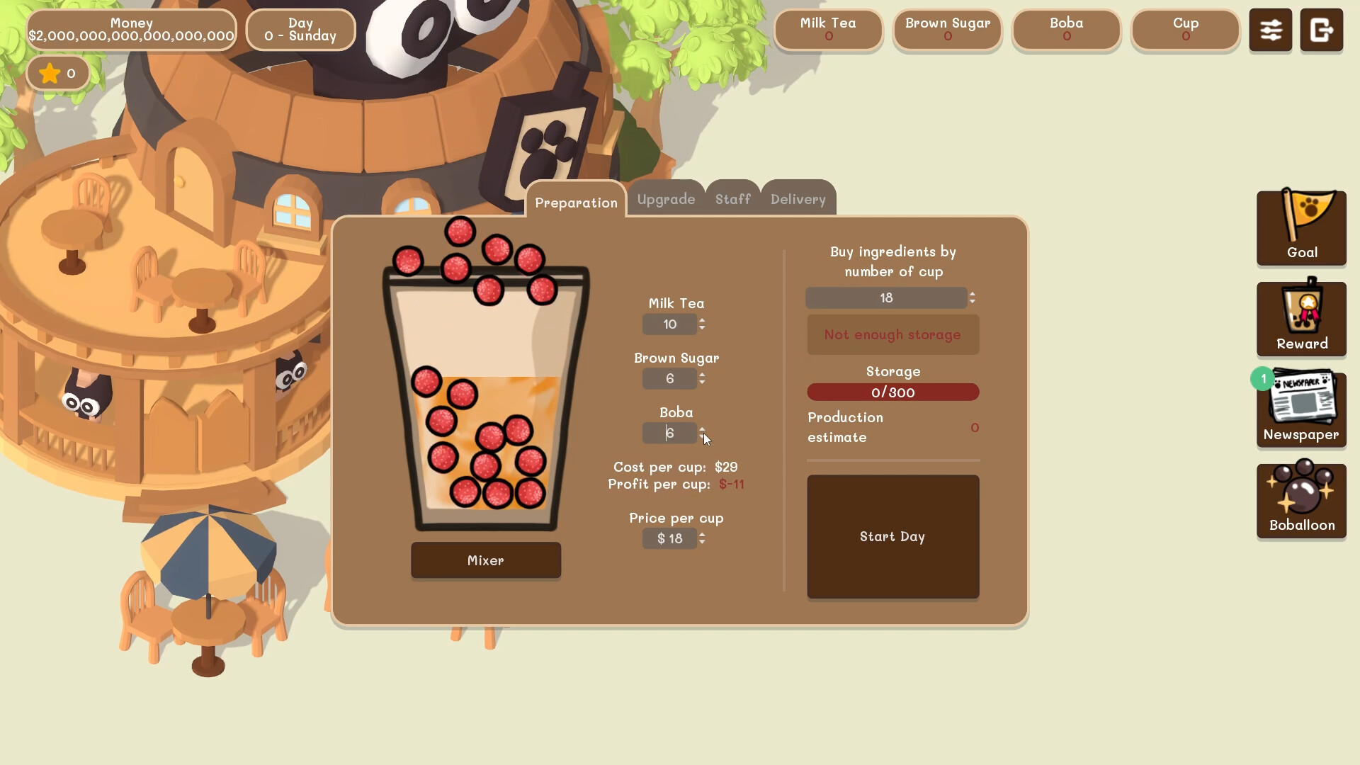 Boba Simulator : Idle Shop Management Screenshot 1