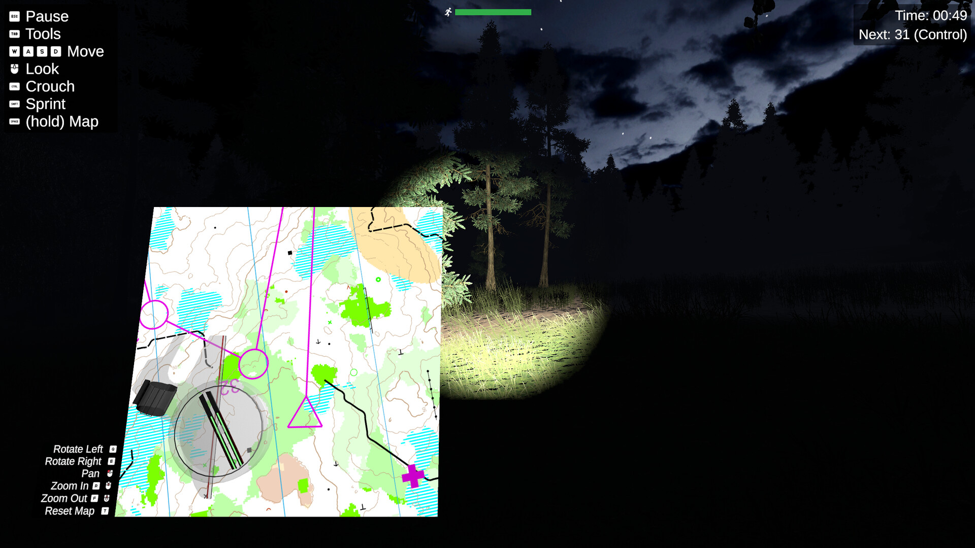 Infinite Orienteering: The Hiker's Path Screenshot 2