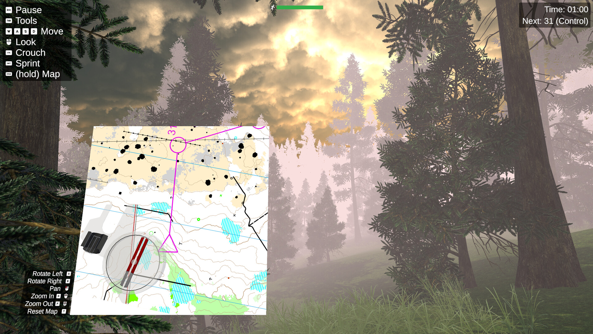 Infinite Orienteering: The Hiker's Path Screenshot 0