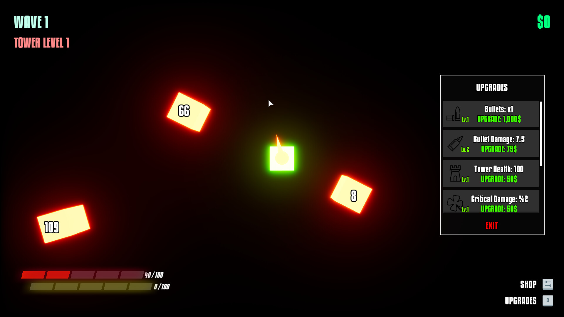 Neon Bullet Screenshot 1