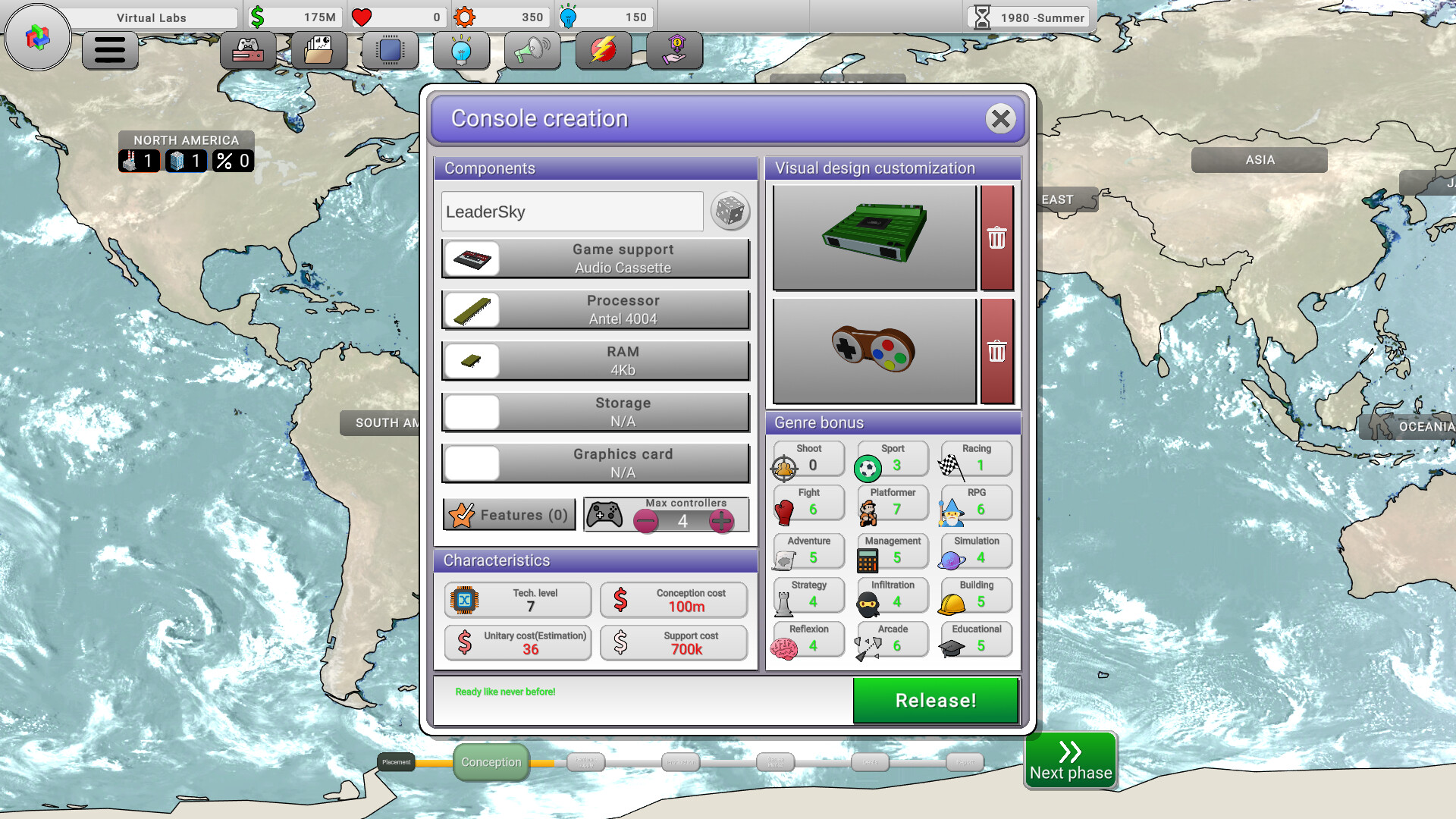 Console War Giant : A Turn-Based Tycoon Screenshot 2