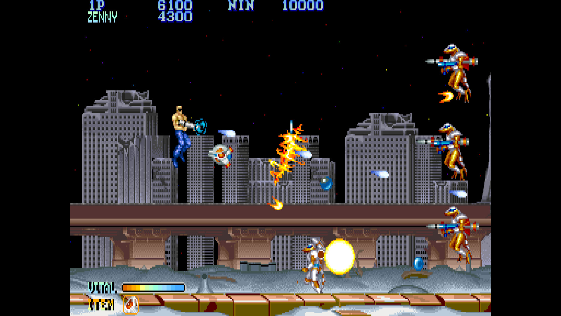 Capcom Arcade Stadium：FORGOTTEN WORLDS Screenshot 1