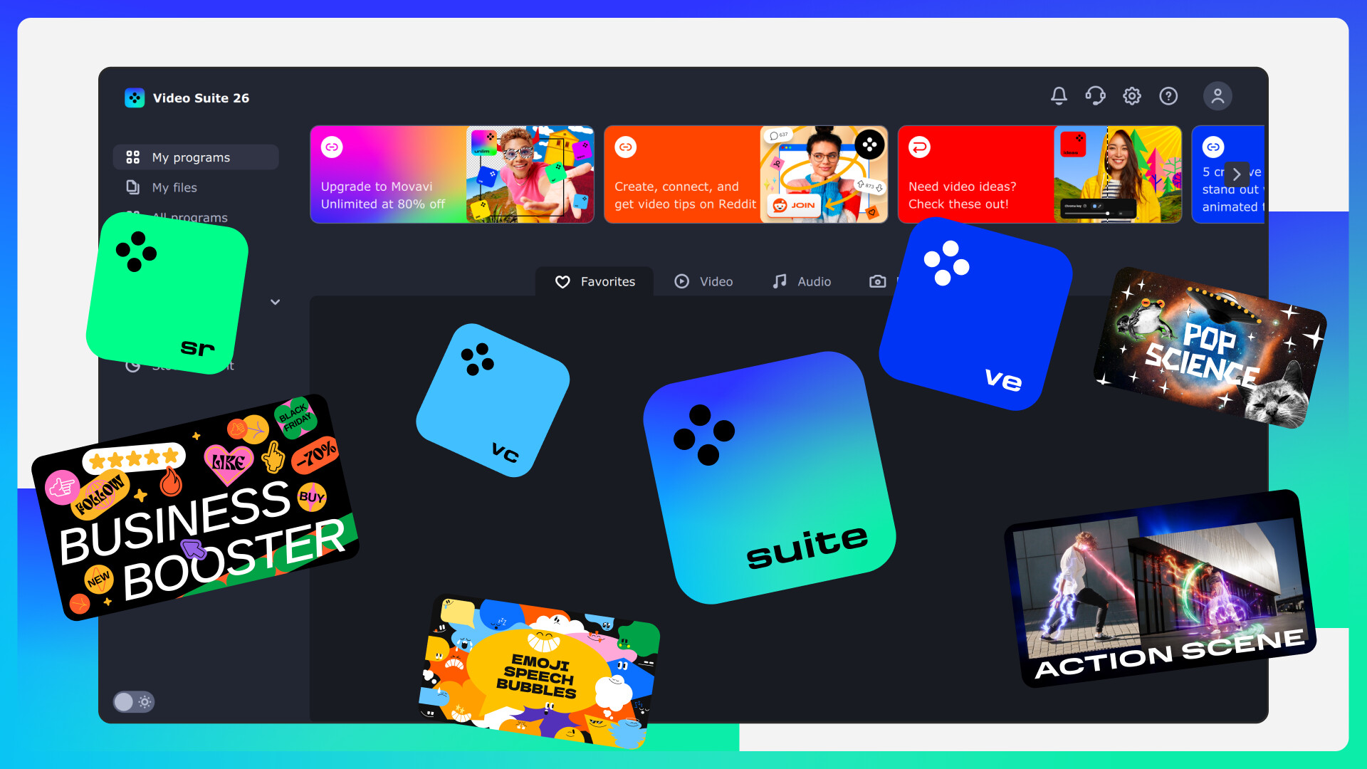 Movavi Video Suite 2026 Screenshot 0