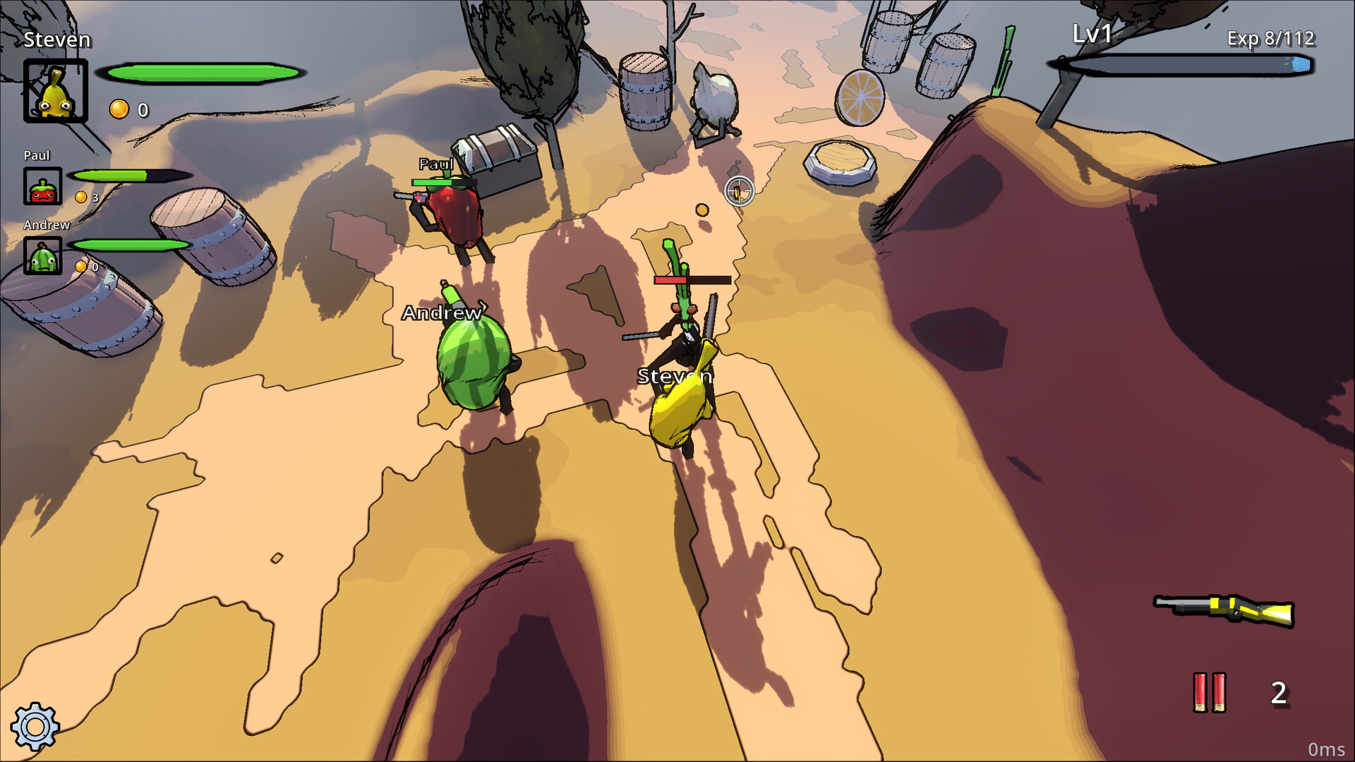 Crazy Fruit Shooter Screenshot 1