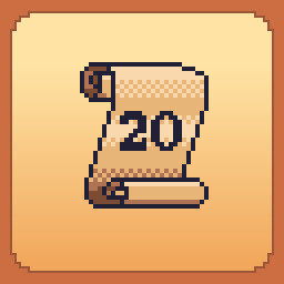 Unlock 20 Encyclopedia entries icon