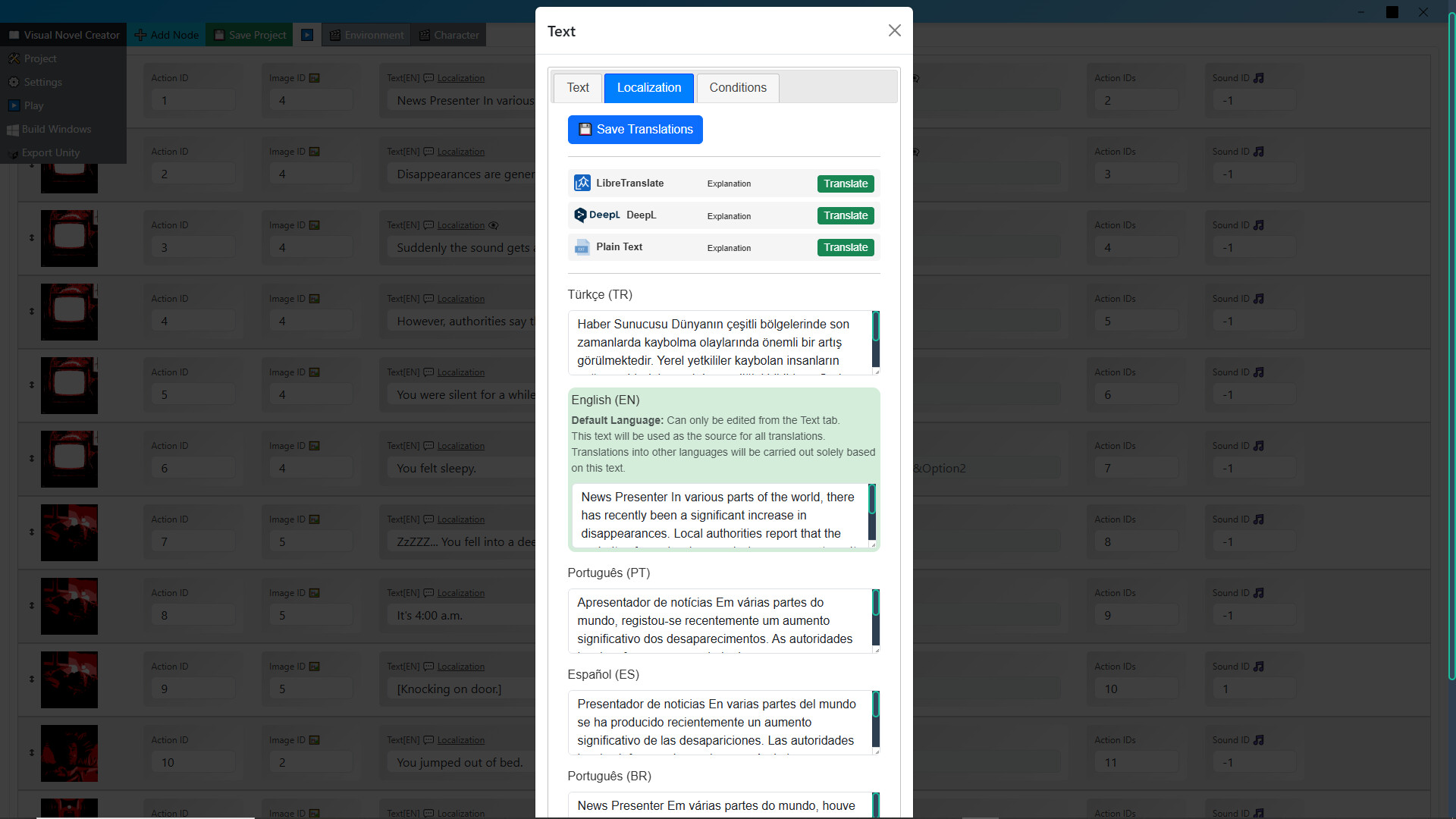 Visual Novel Workshop Screenshot 3