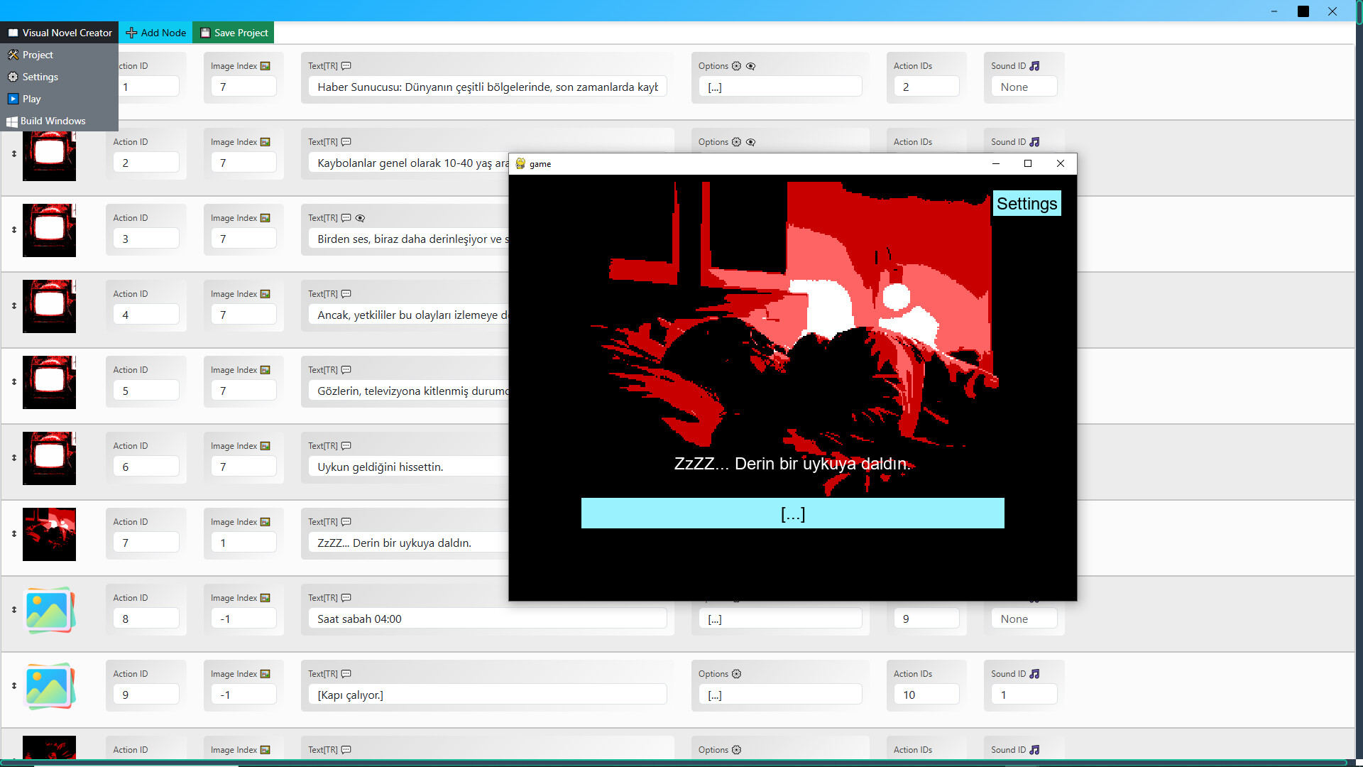 Visual Novel Workshop Screenshot 2
