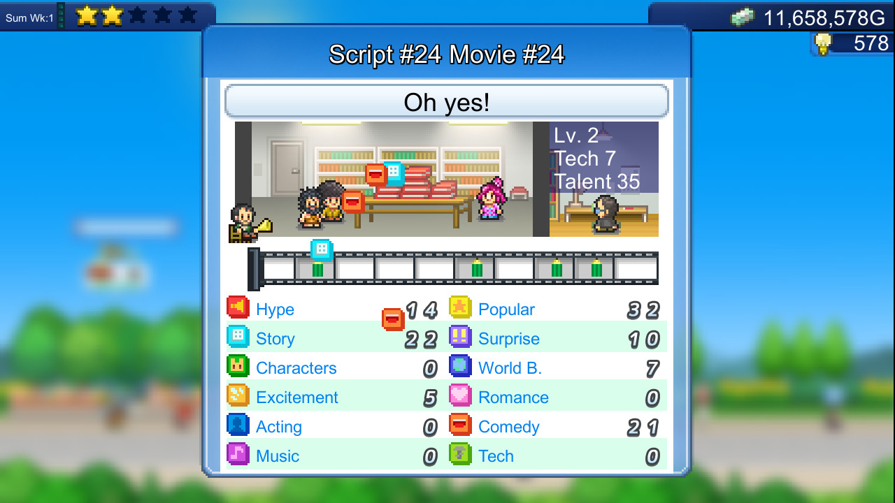 Silver Screen Story Screenshot 1