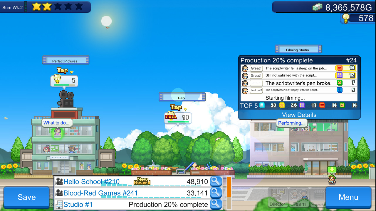 Silver Screen Story Screenshot 0