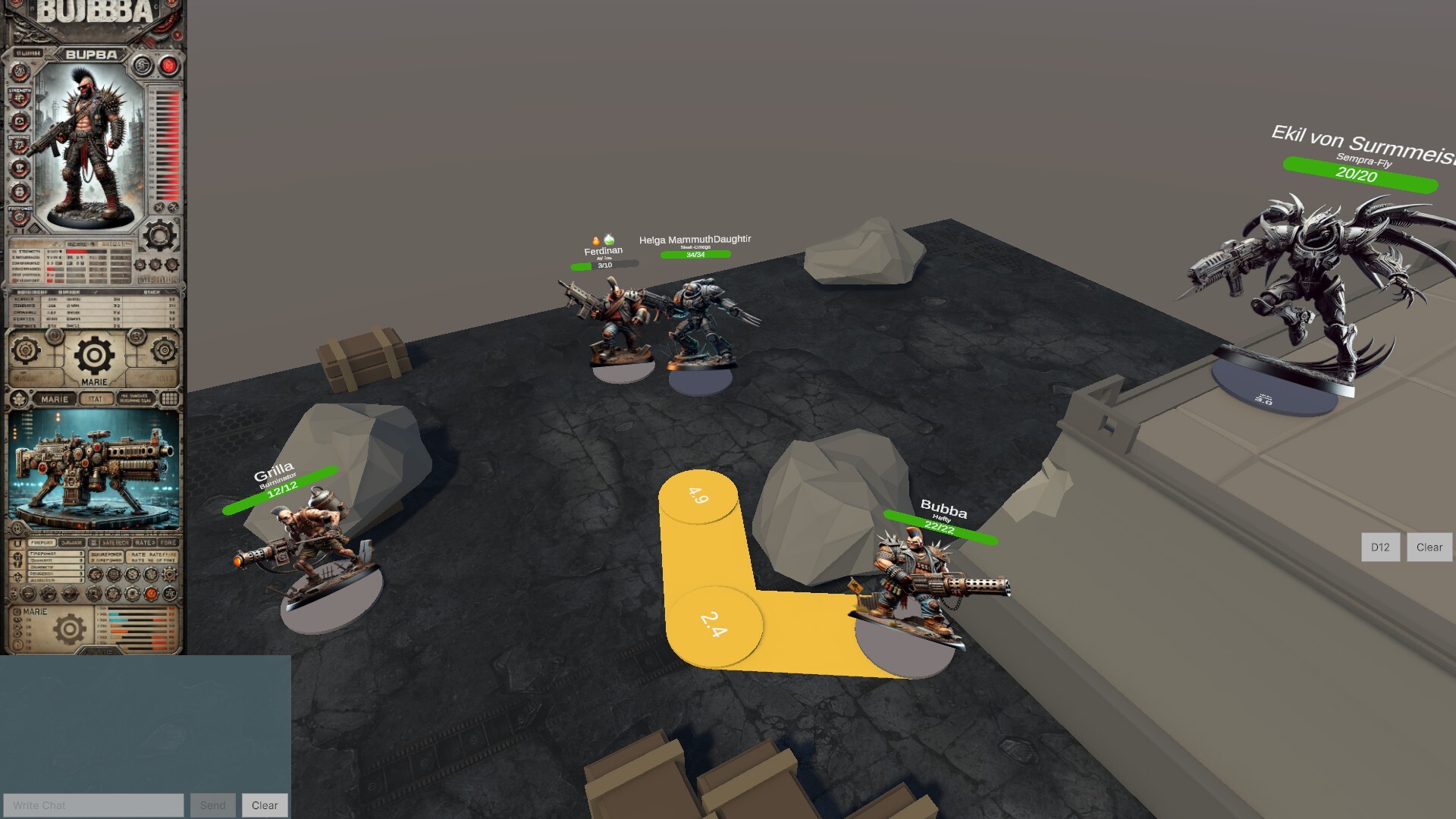 Skirmish Game Simulator Screenshot 1
