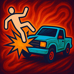 Deadly accident icon