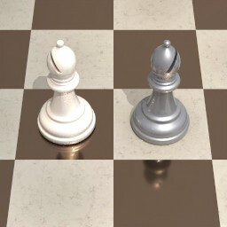 Opposite color bishops icon