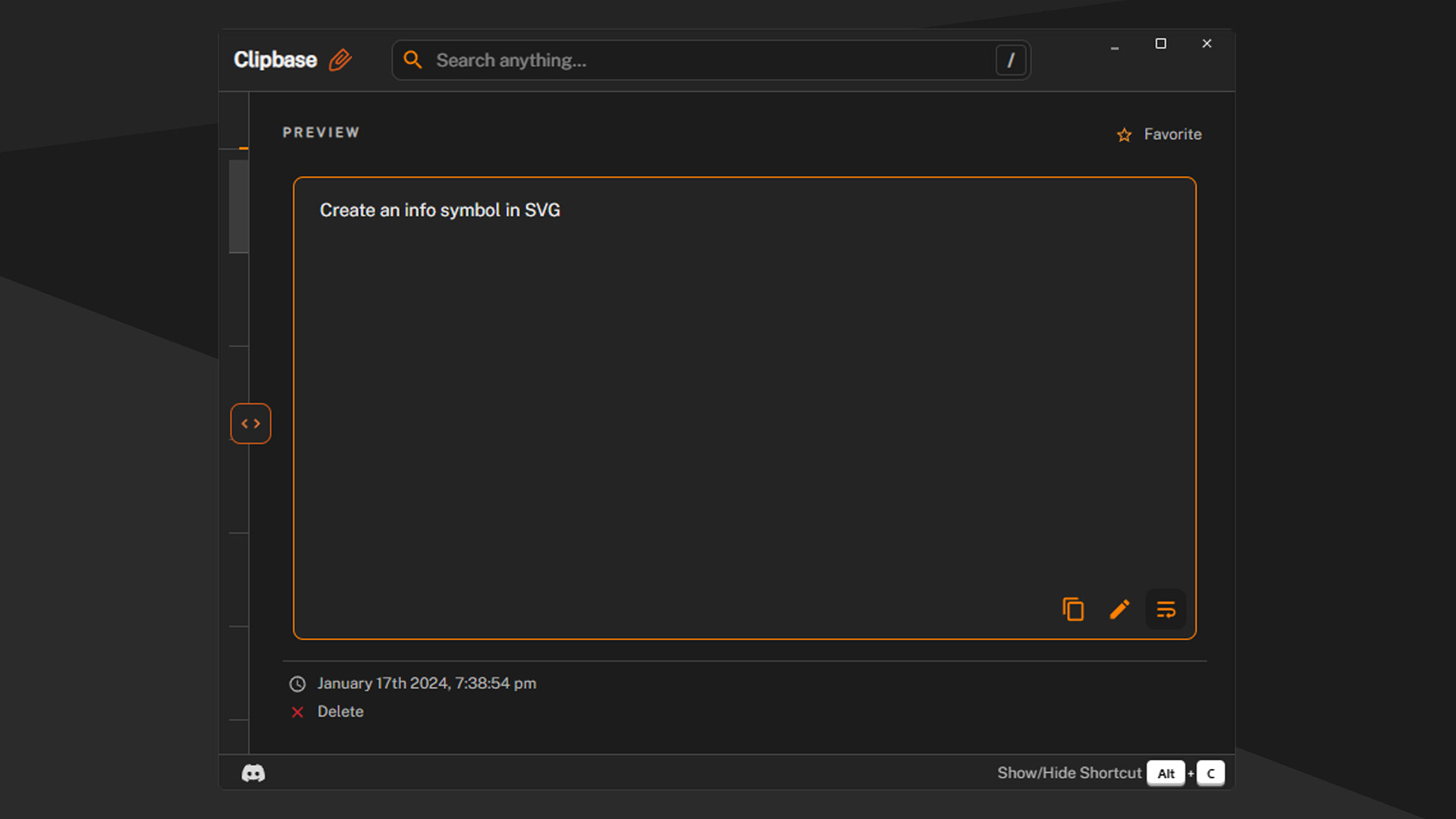 Clipbase - Clipboard History Manager Screenshot 4