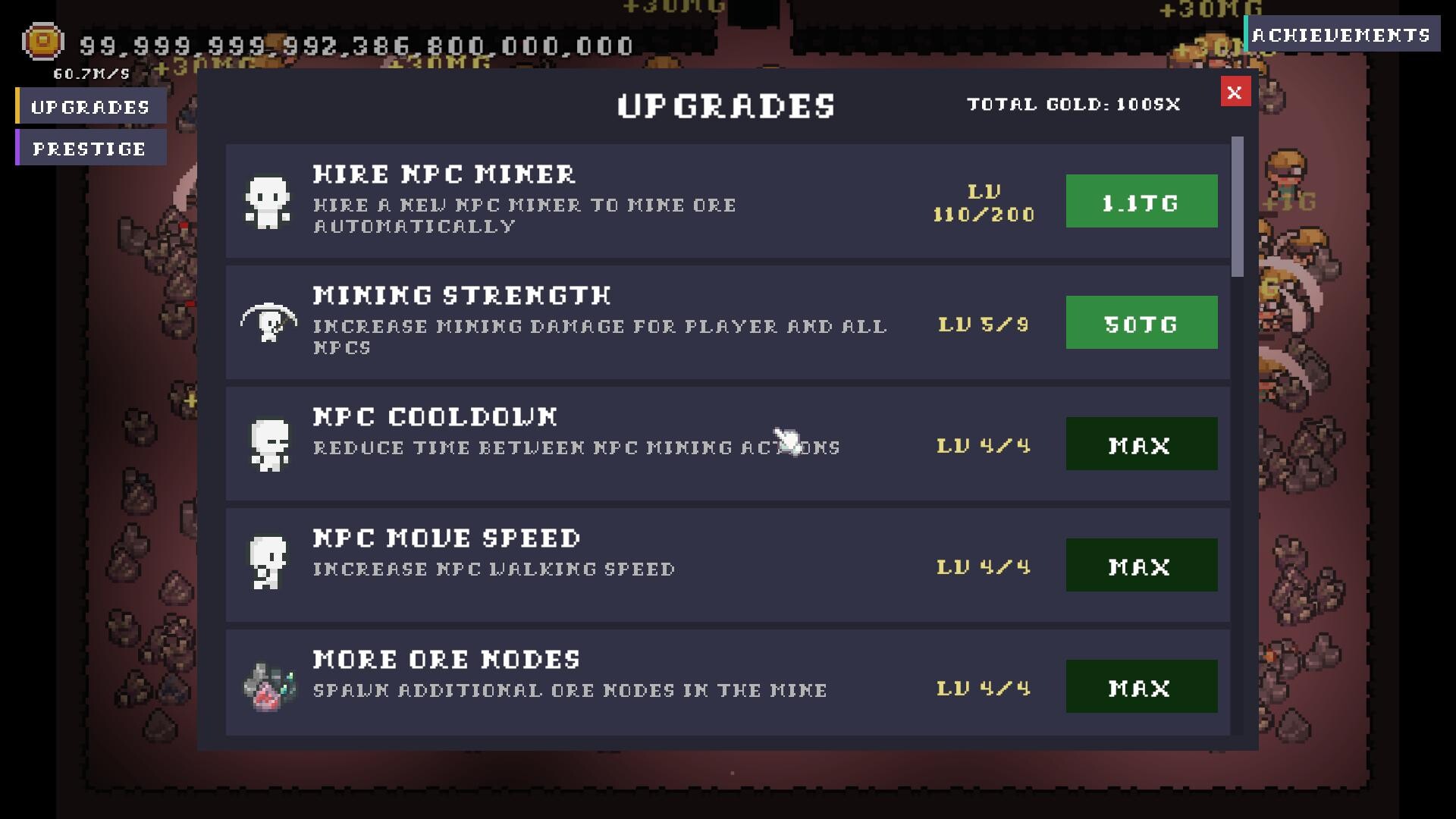 Minecremental Screenshot 1