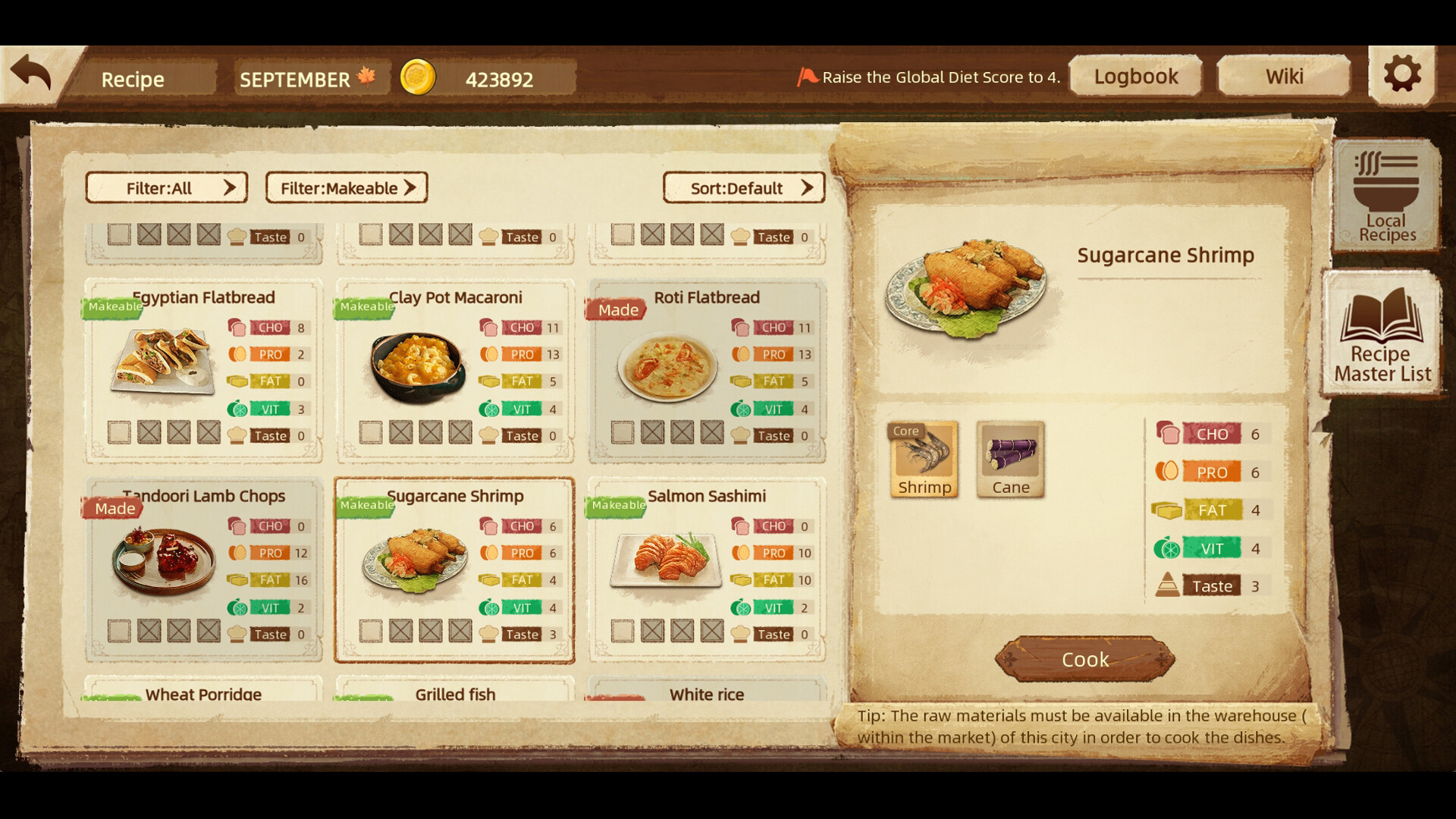The Road To Harvest: Food From Across The Ocean Screenshot 4
