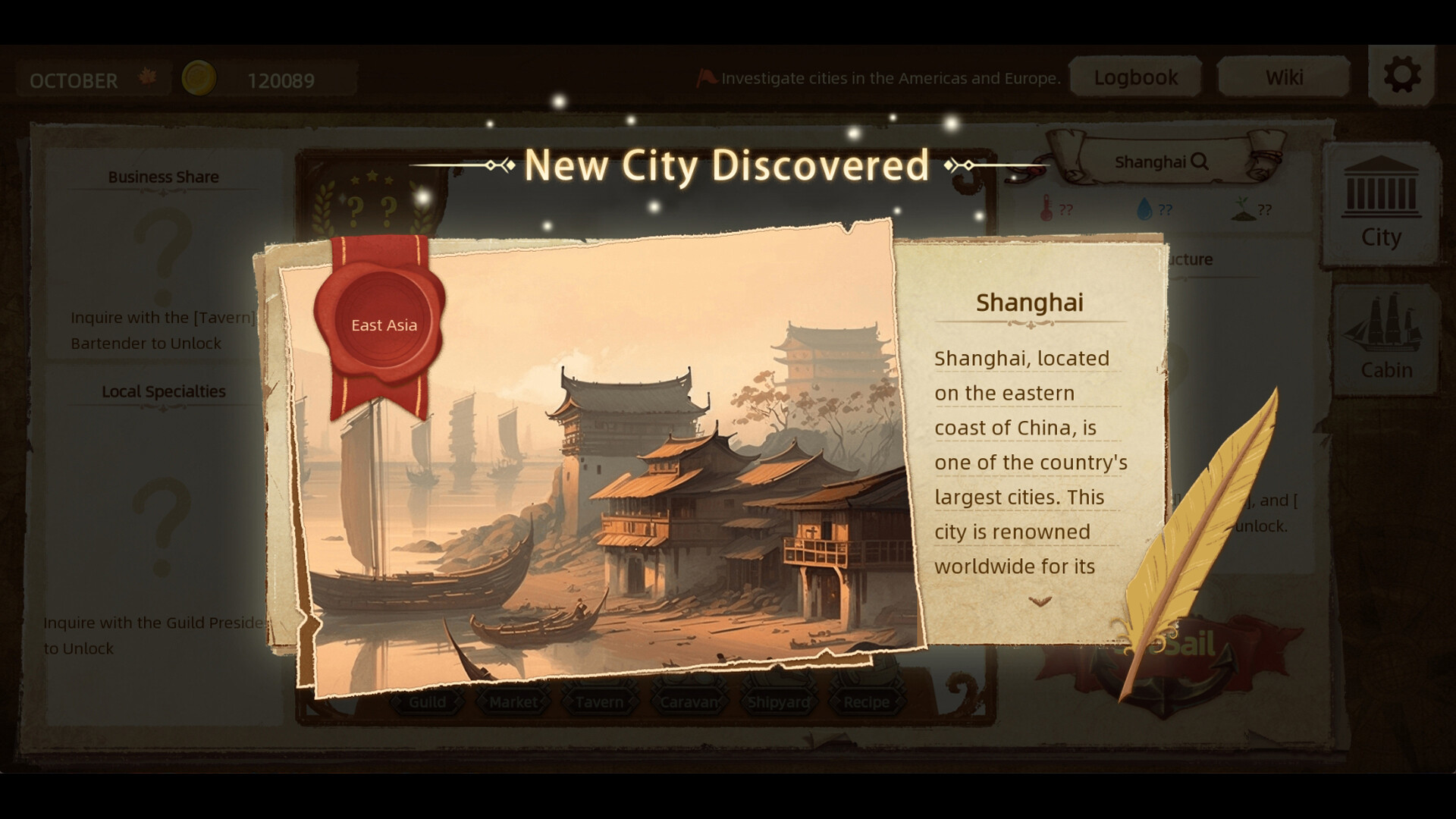 The Road To Harvest: Food From Across The Ocean Screenshot 2