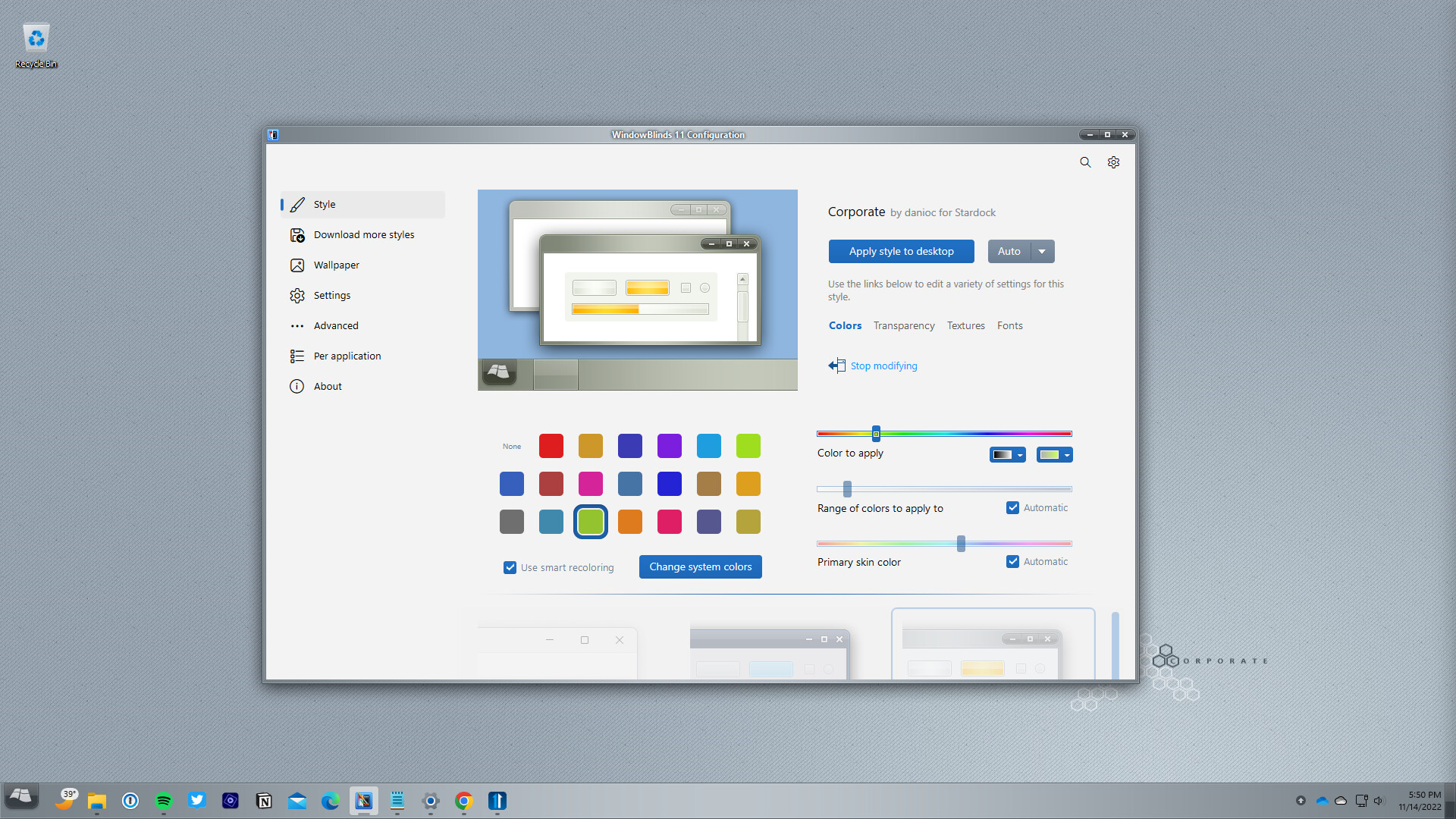 WindowBlinds 11 Screenshot 5