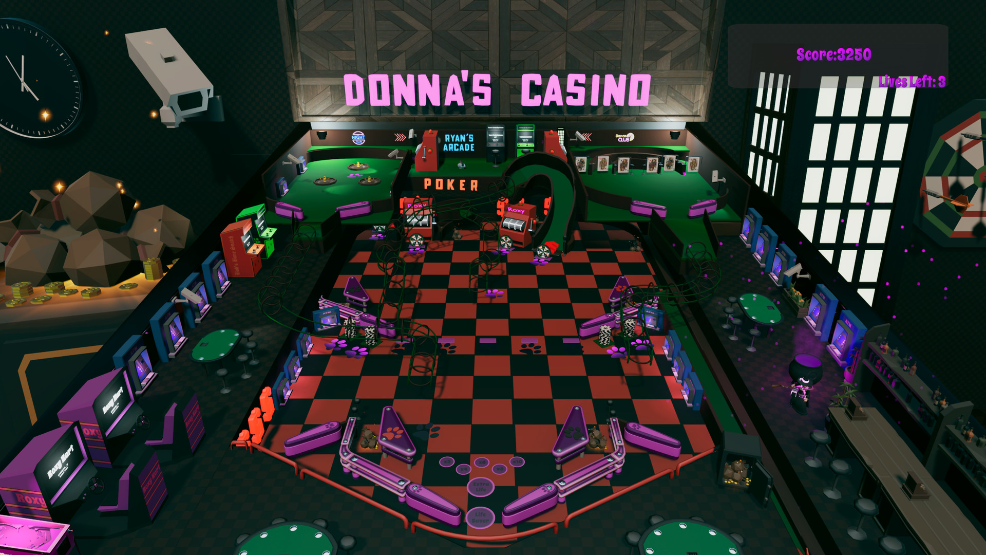 Roxy Raccoon's Pinball Panic Screenshot 0