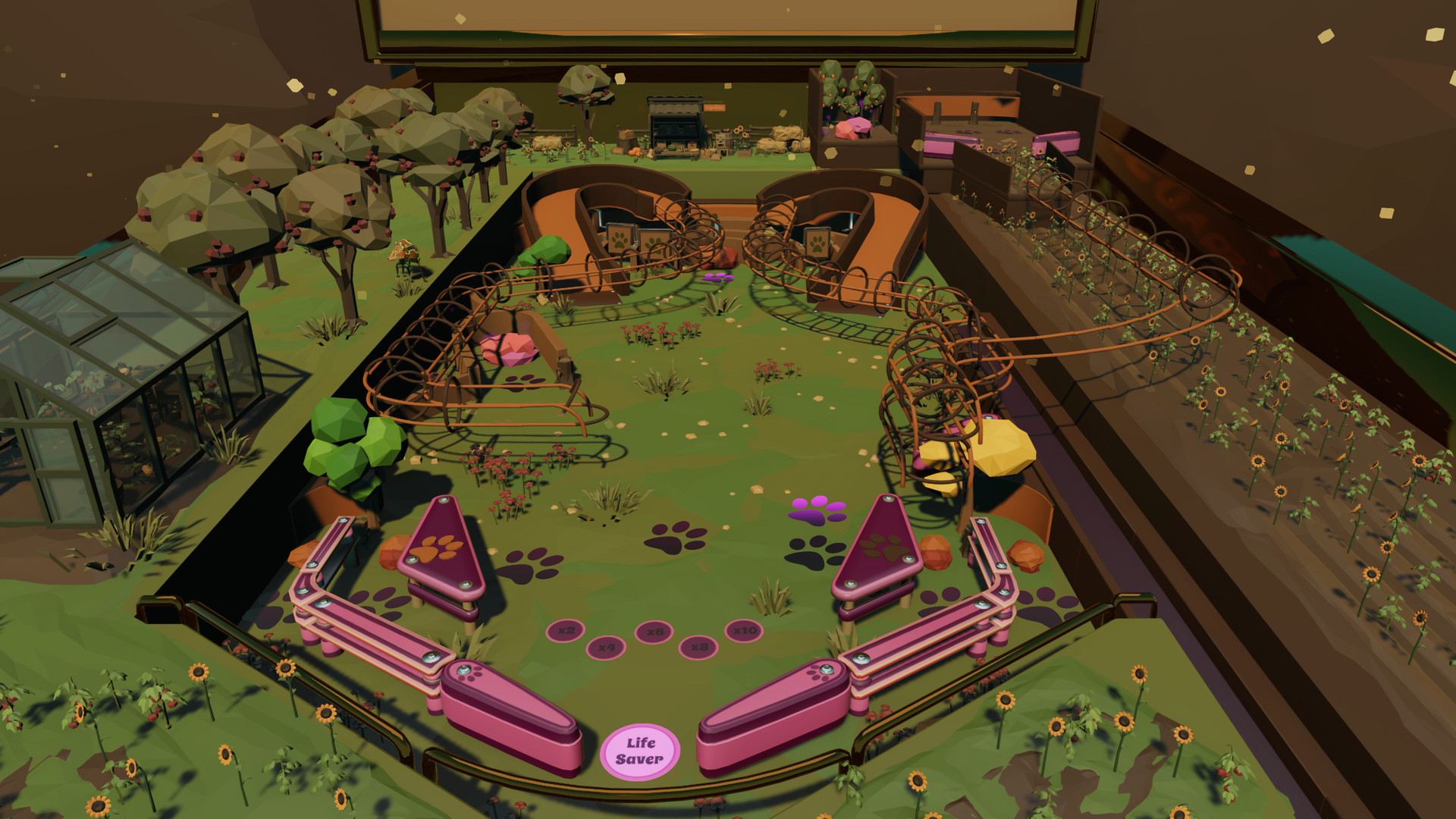 Roxy Raccoon's Pinball Panic Screenshot 2
