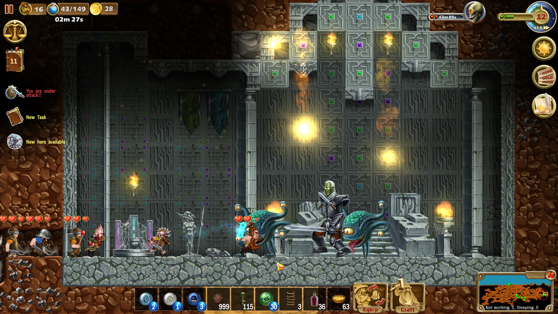 Craft The World - Heroes Screenshot 2