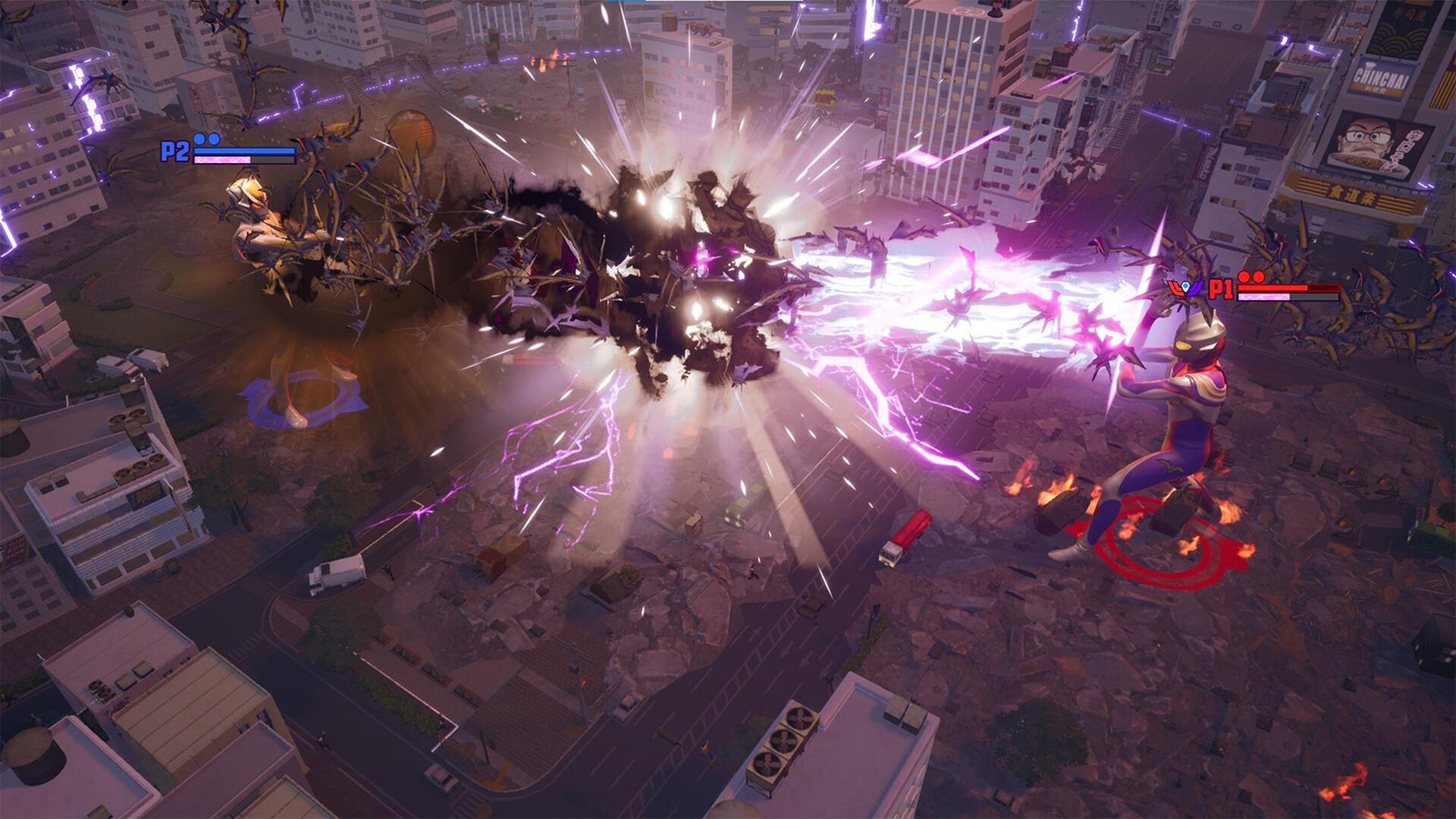 GigaBash - Ultraman 4 Characters Pack Screenshot 8