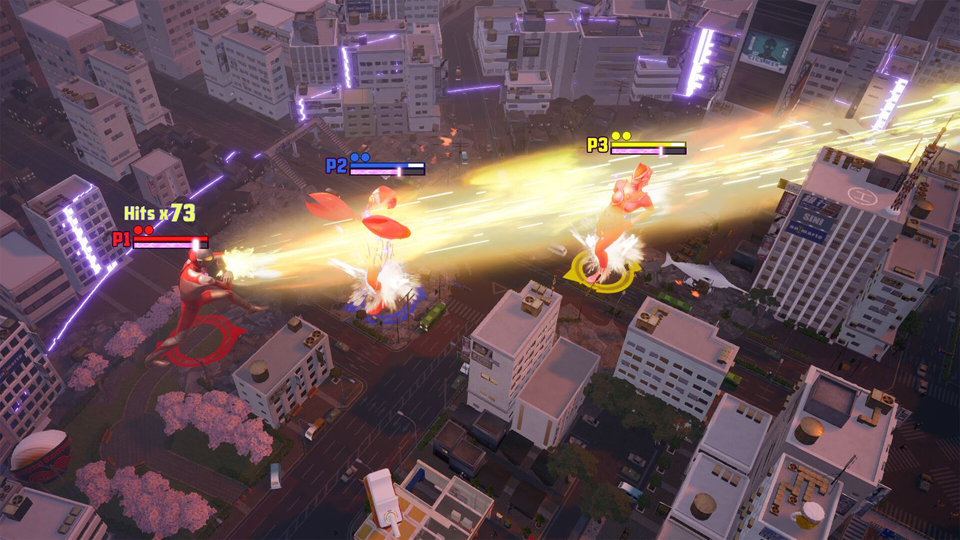 GigaBash - Ultraman 4 Characters Pack Screenshot 3