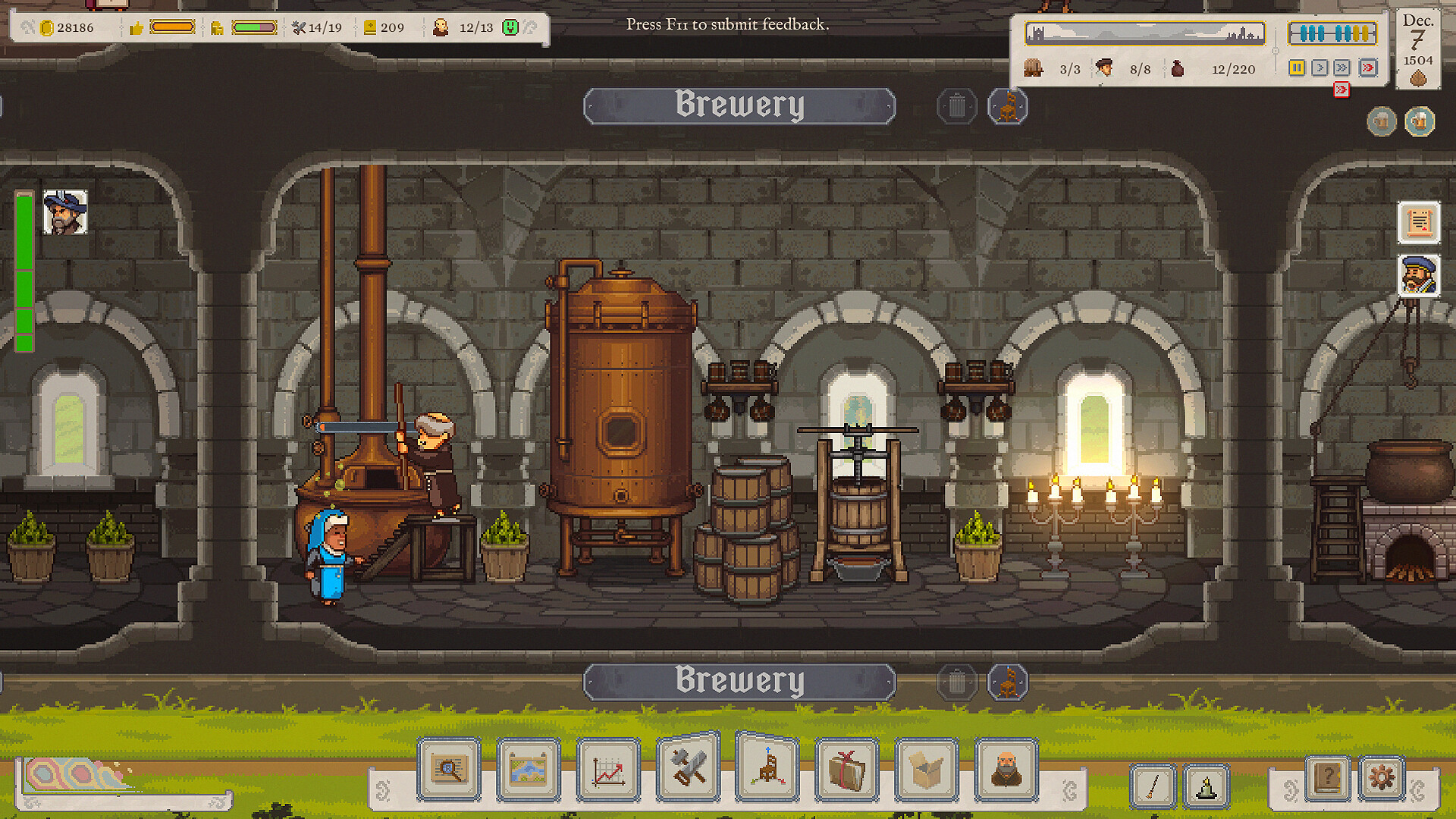 Ale Abbey - Monastery Brewery Tycoon Screenshot 1