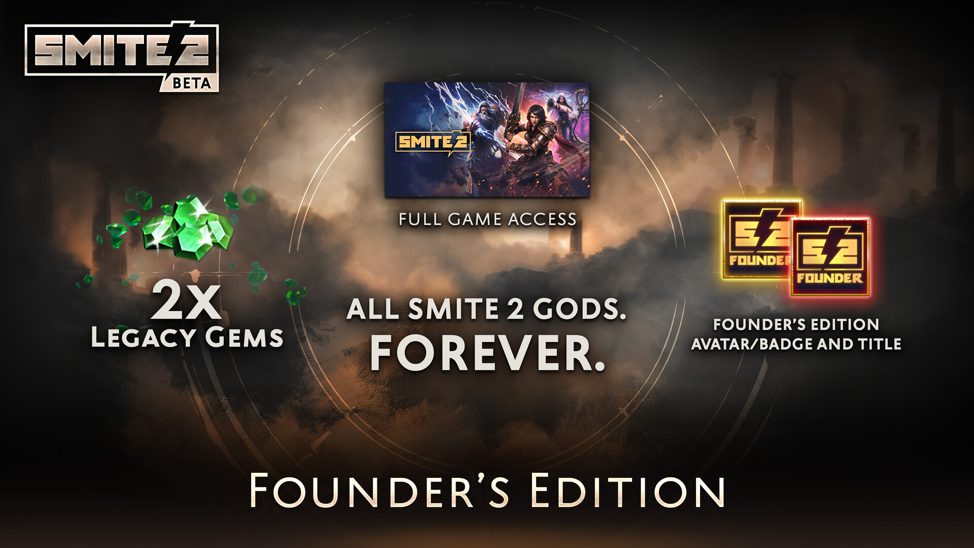 SMITE 2 Founder's Edition Contents Screenshot 0