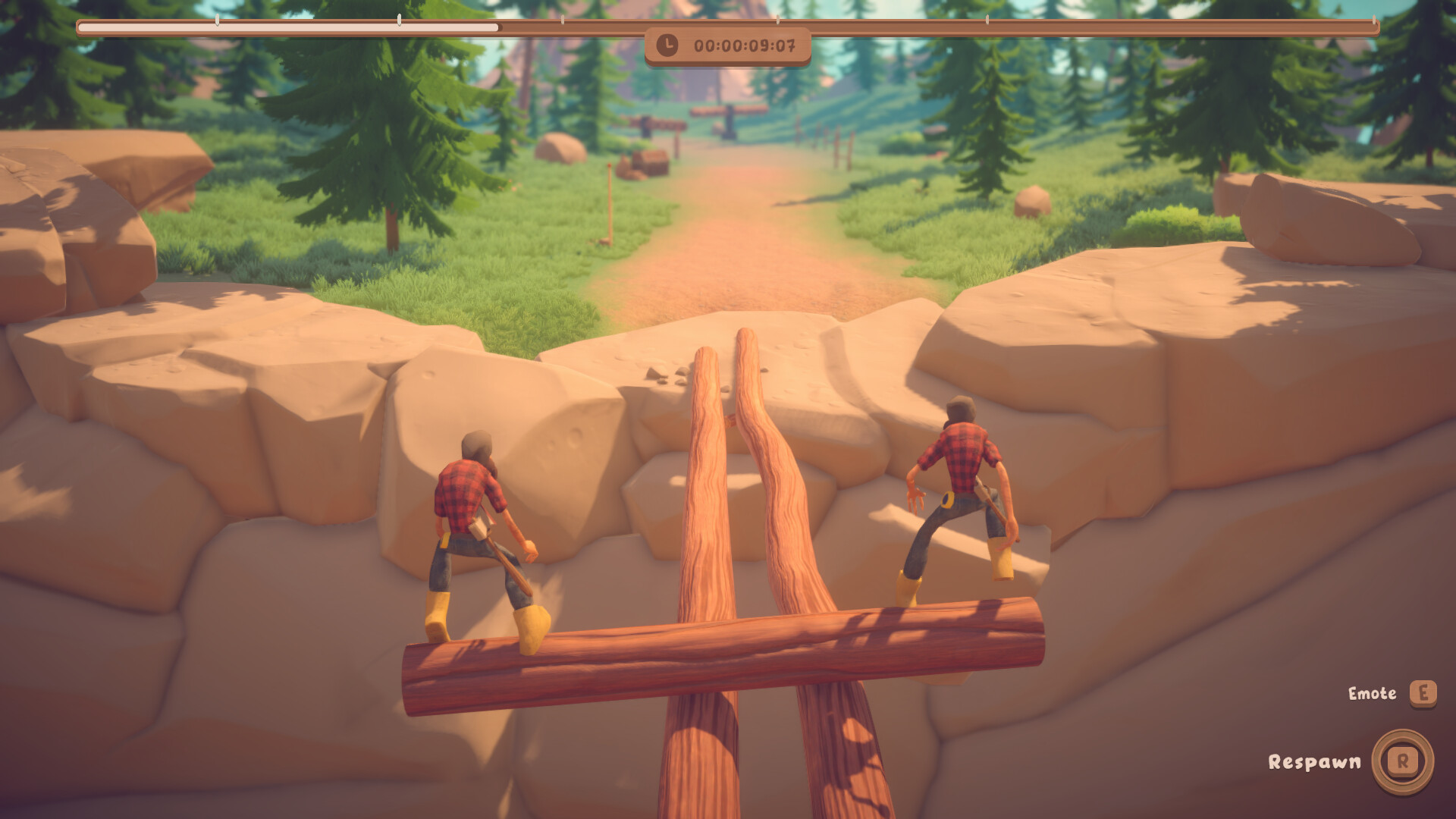 Log Riders Demo Screenshot 1
