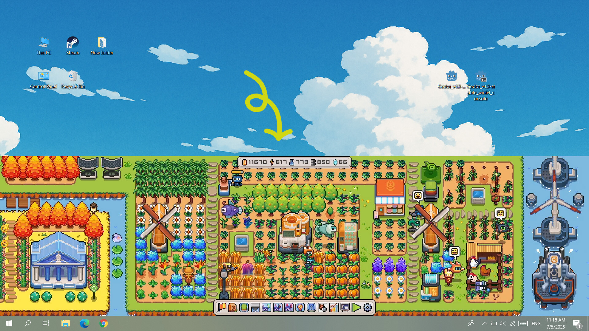 Island Robot Farm Screenshot 0