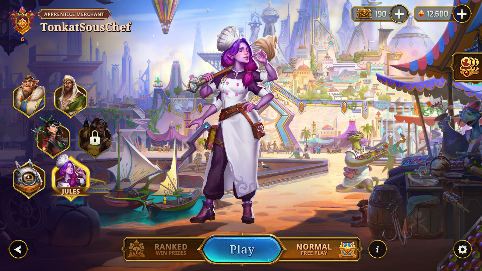 The Bazaar - Celebrity Chef Warrior Mom Expansion Screenshot 0