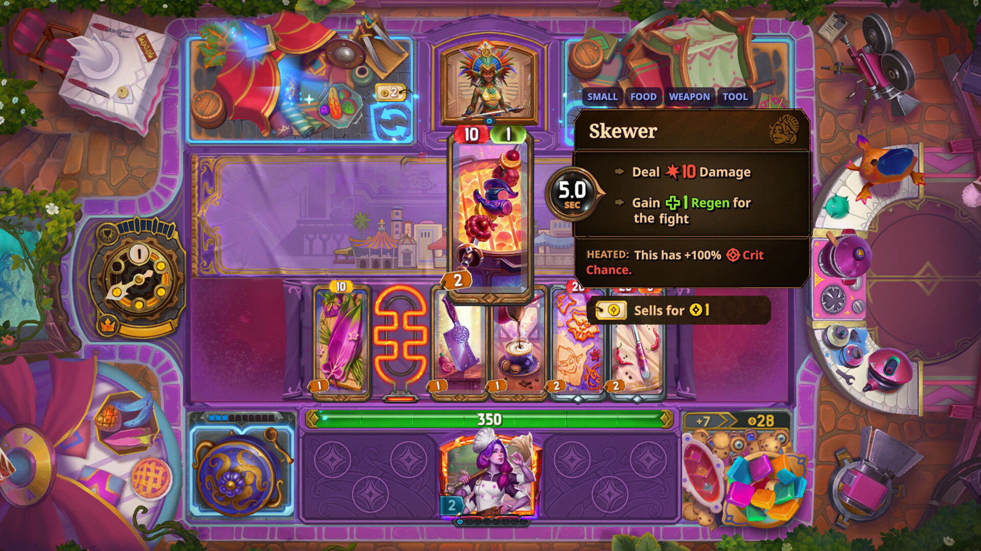 The Bazaar - Celebrity Chef Warrior Mom Expansion Screenshot 2