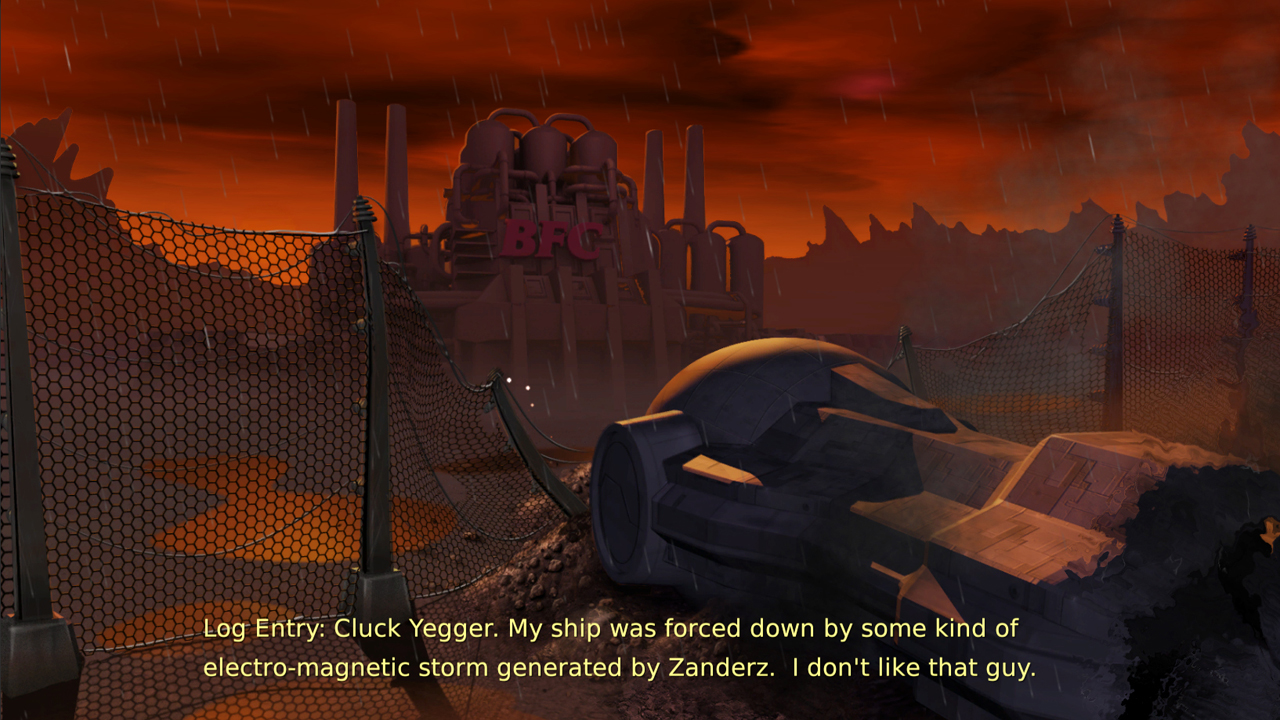 Cluck Yegger in Escape From The Planet of The Poultroid Screenshot 0