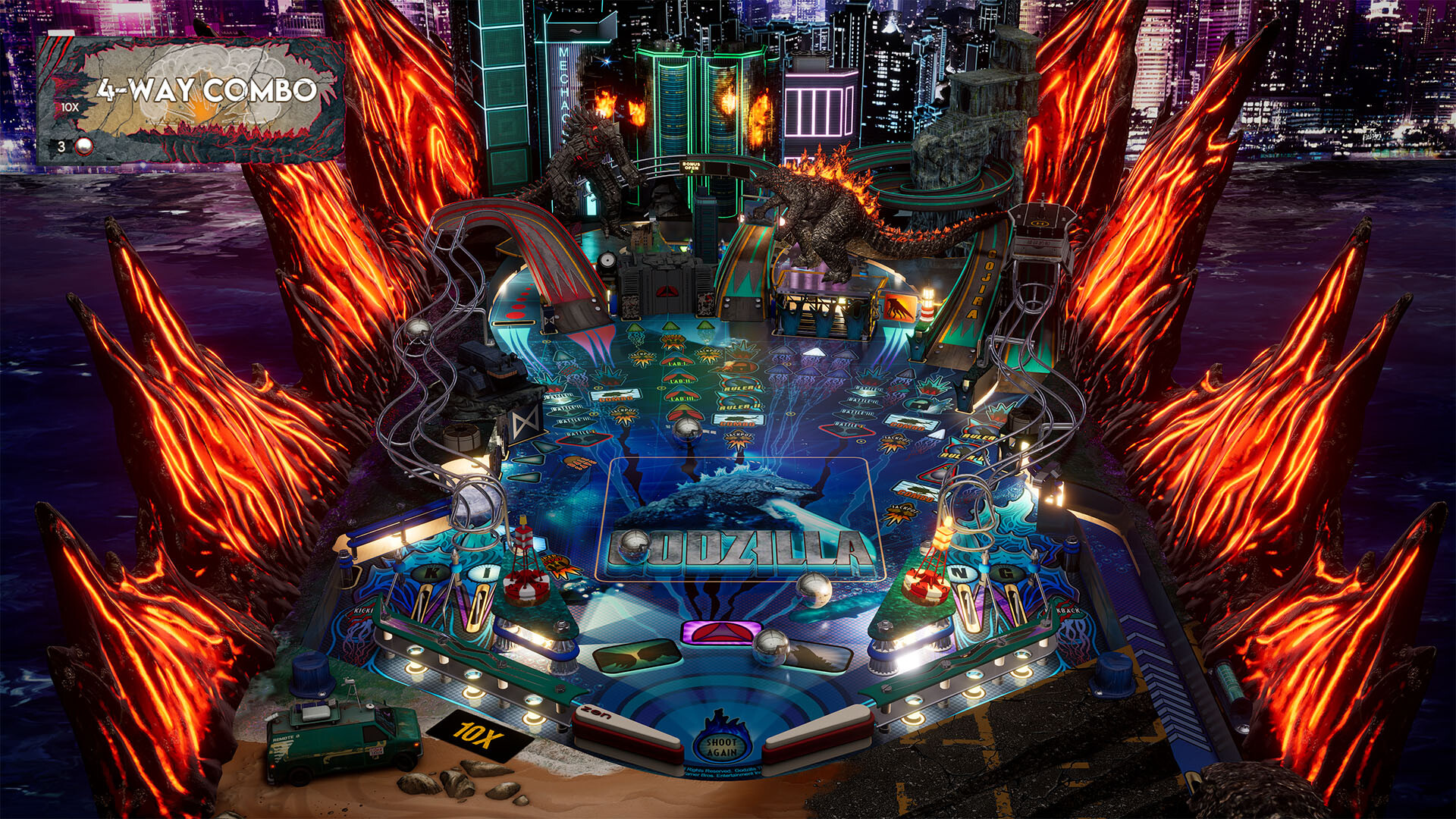 Pinball FX - Godzilla vs. Kong Pinball Pack Screenshot 4