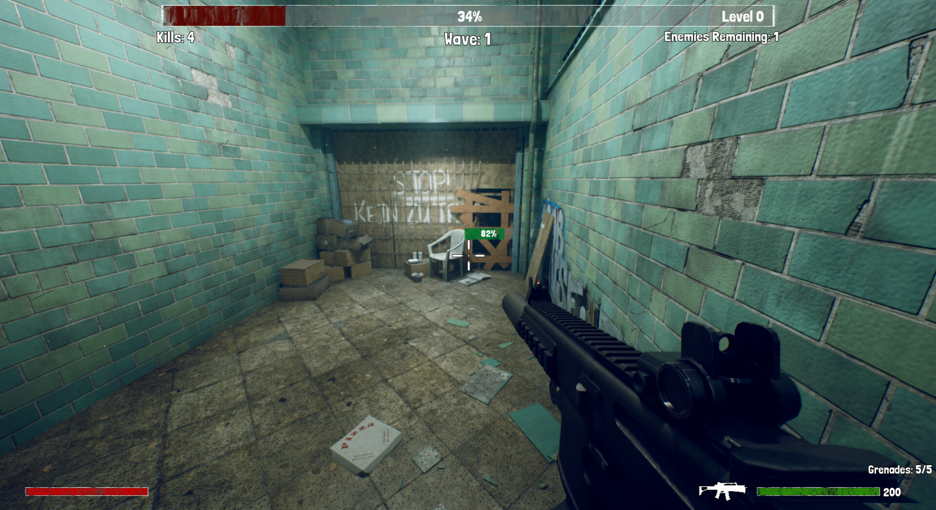 Zombie Demolition: Infinite Zombie Shooter Screenshot 0