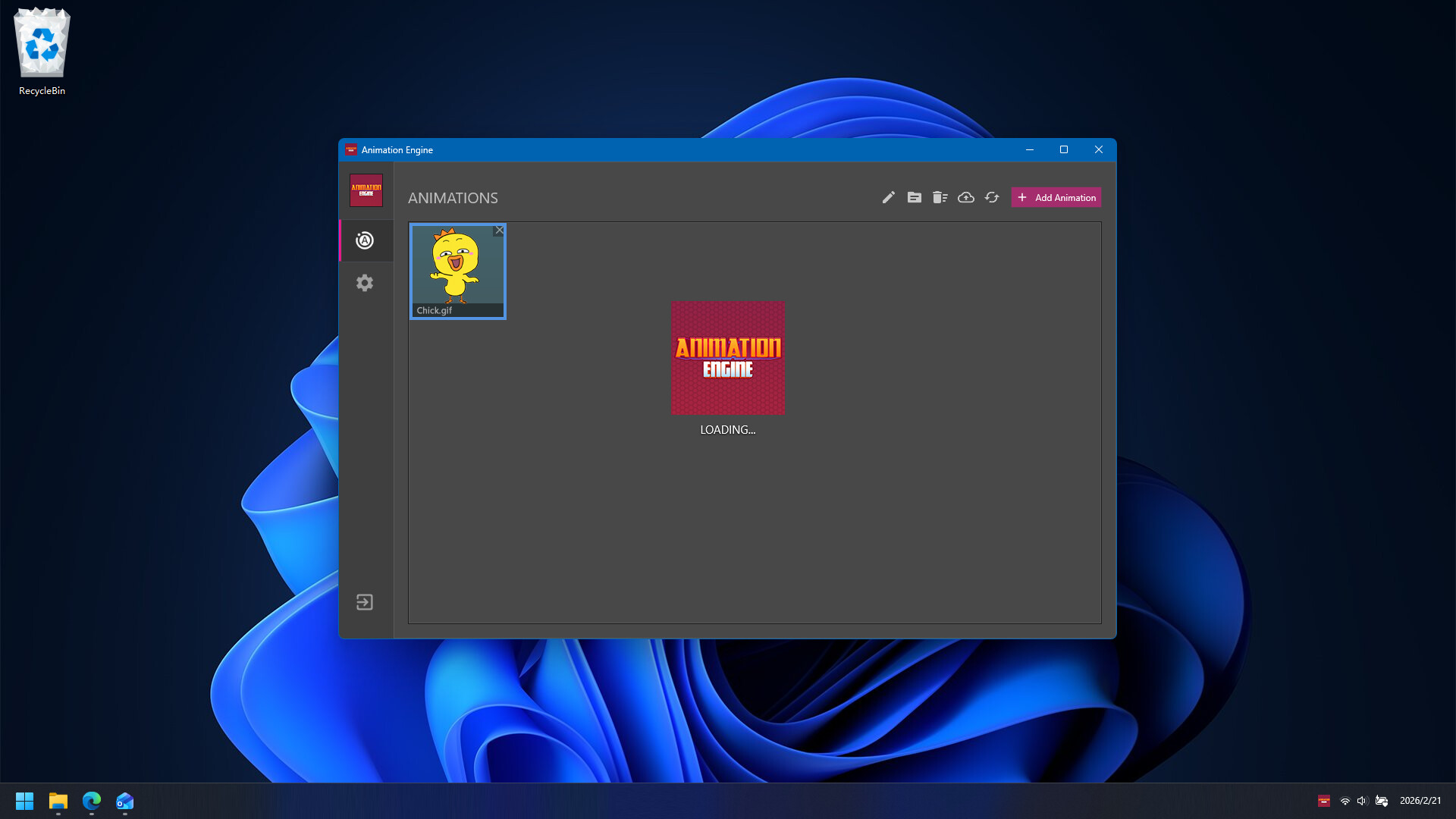 Animation Engine Screenshot 0