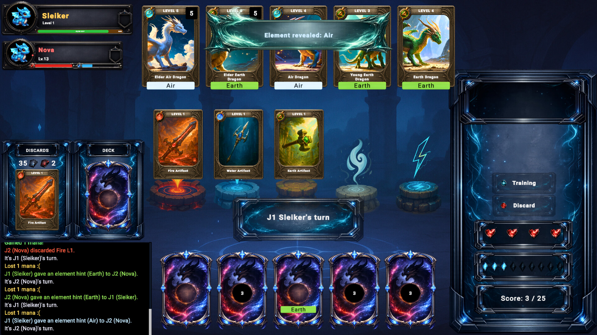 DraQu: Elemental Awakening Screenshot 1