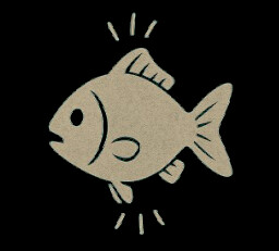 You and fish get along well icon