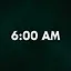 6:00 AM icon