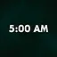 5:00 AM icon