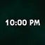 10:00 PM icon
