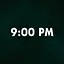 9:00 PM icon