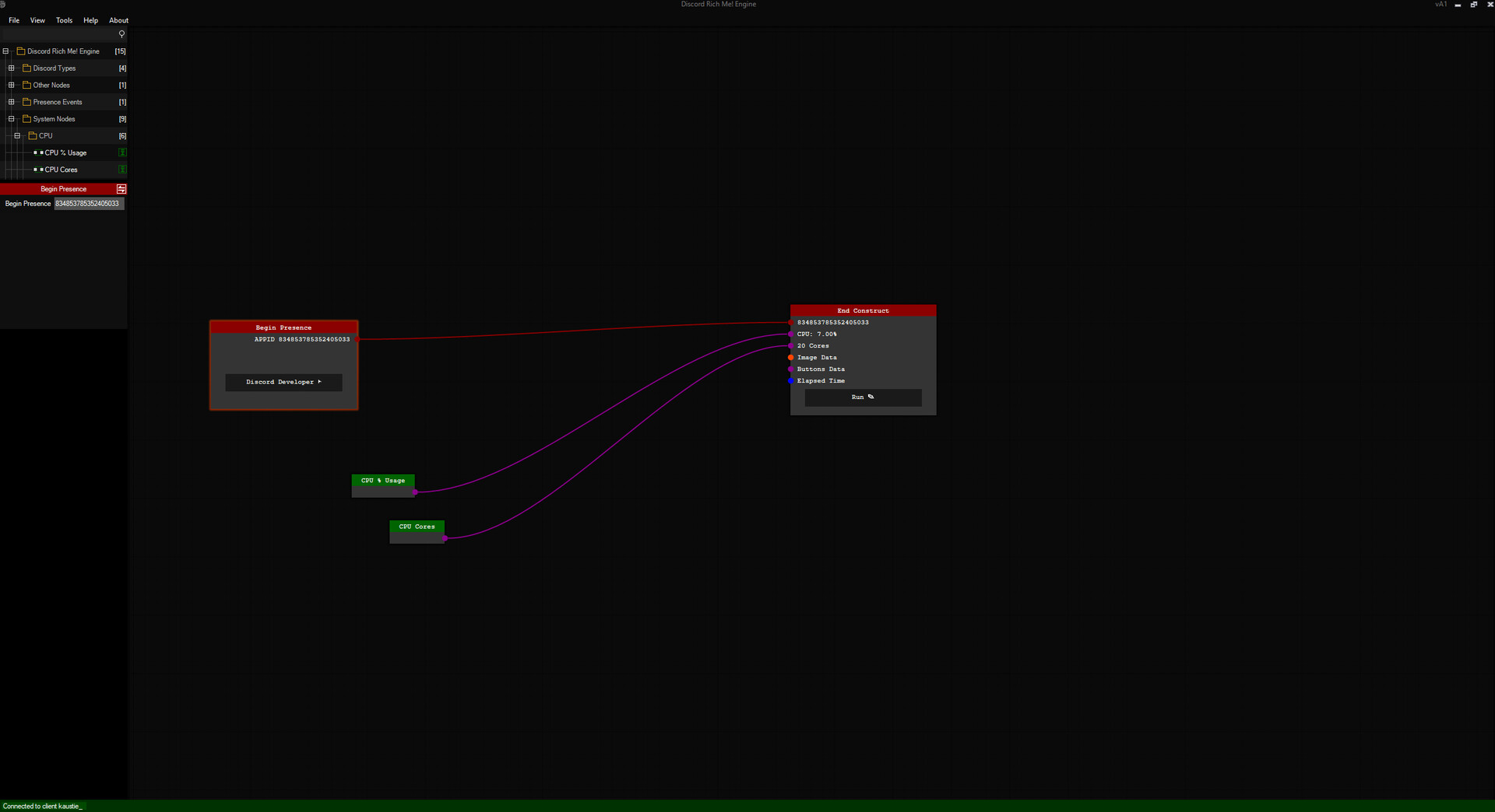 Discord Rich Me! Engine Screenshot 0