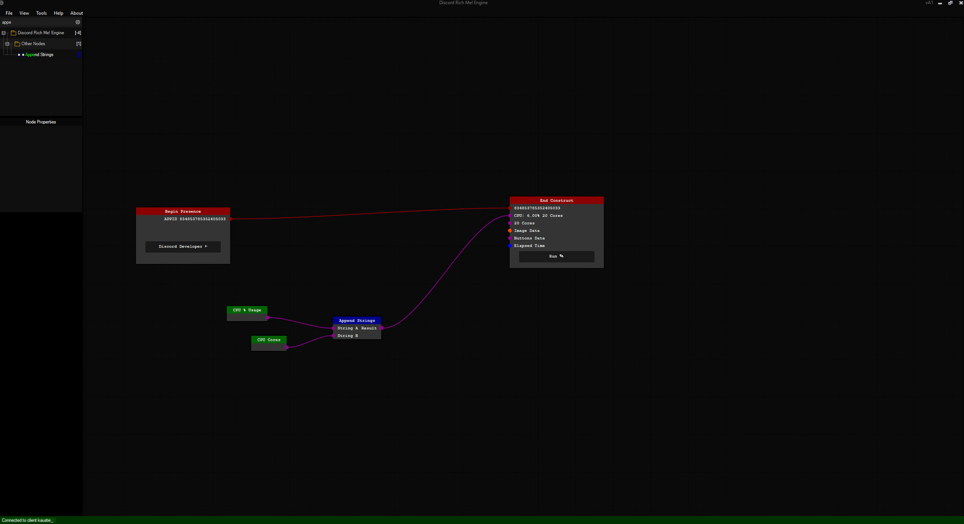 Discord Rich Me! Engine Screenshot 1