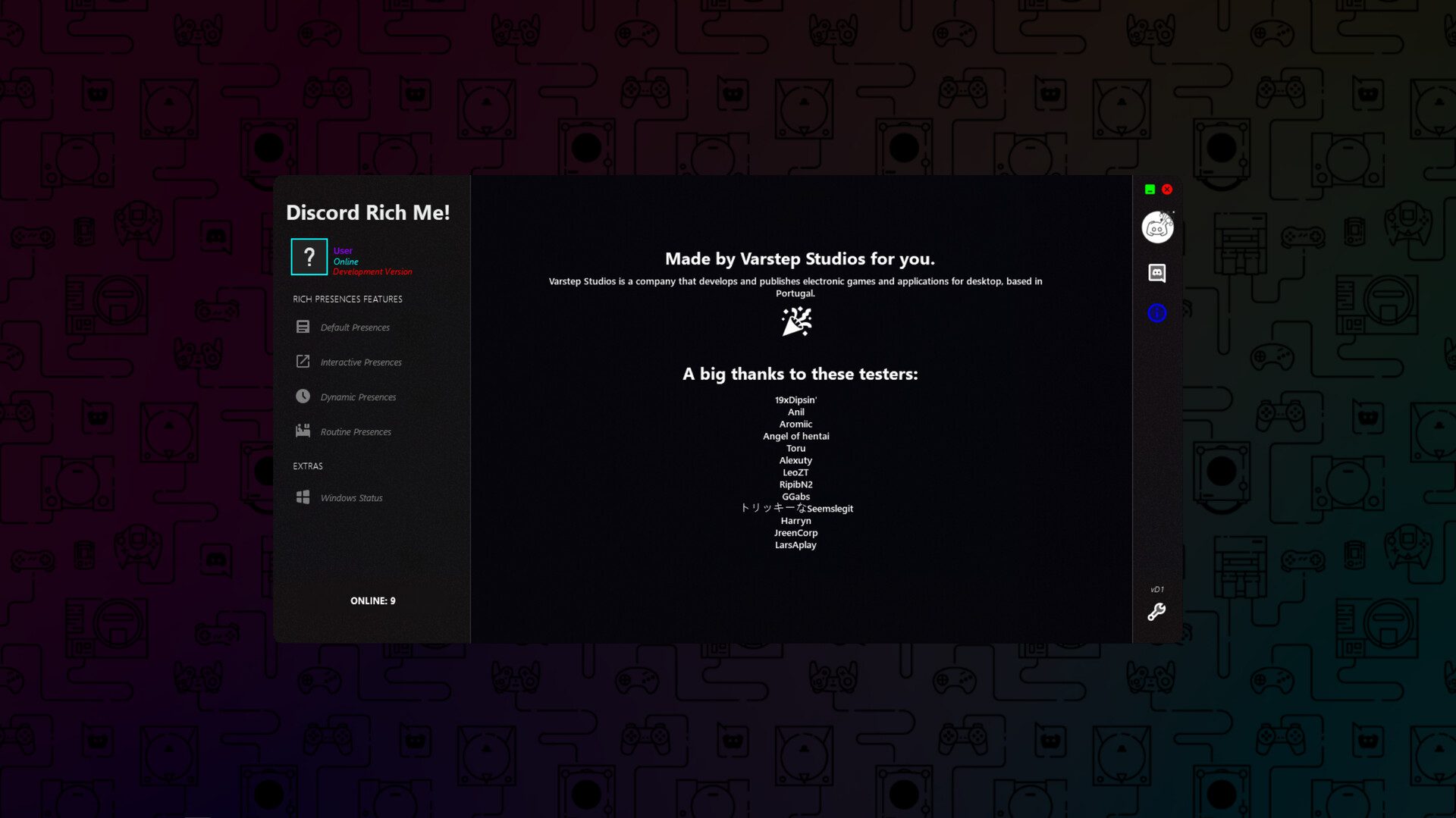 Discord Rich Me! Engine Screenshot 12