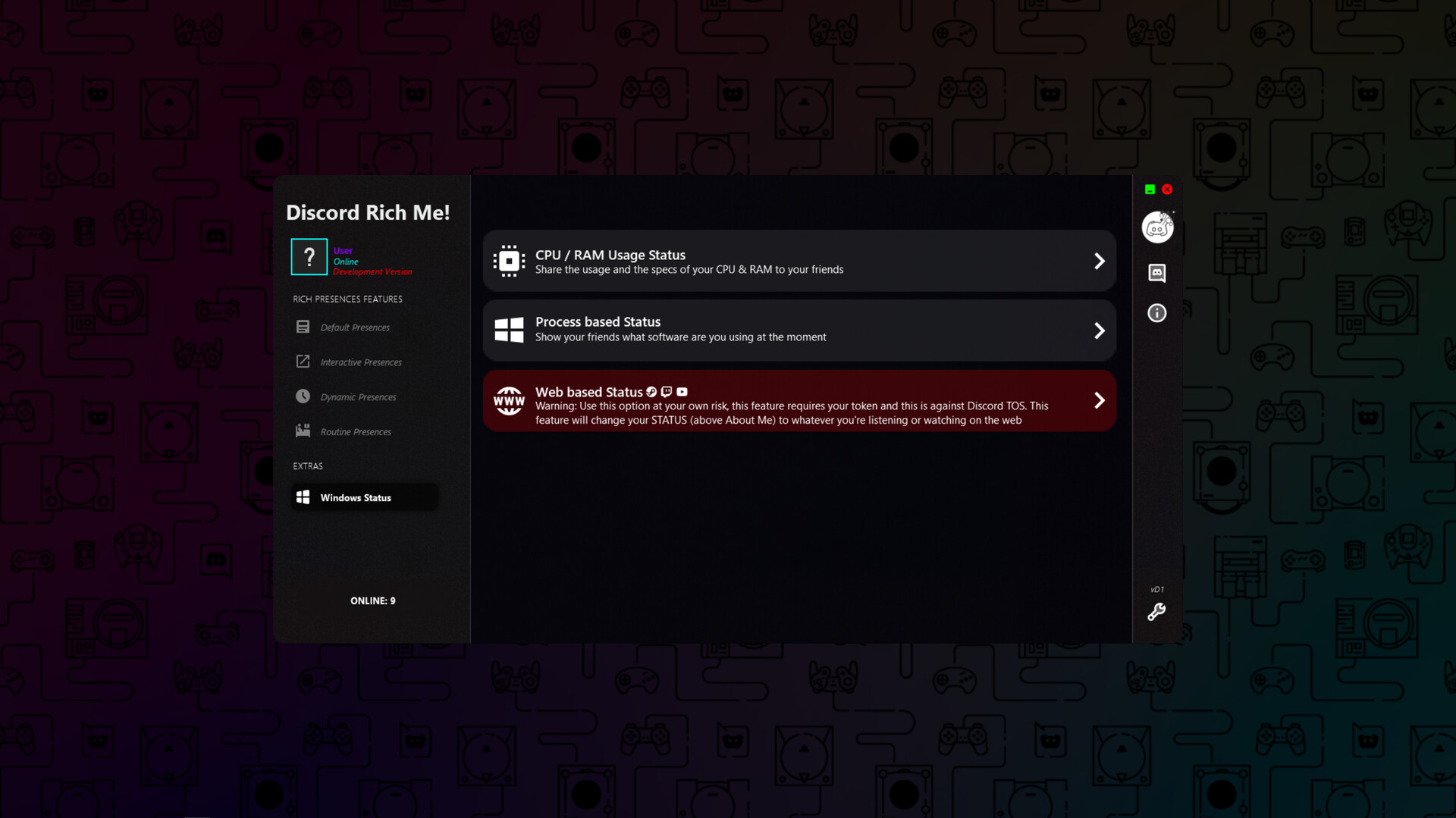 Discord Rich Me! Engine Screenshot 7