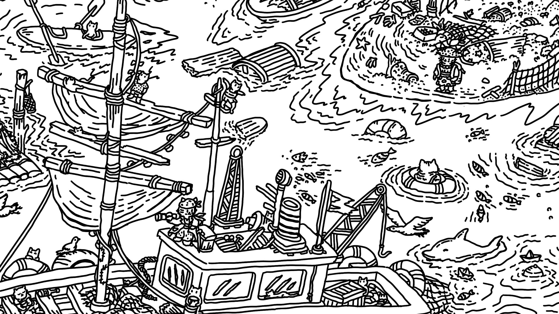 Hidden Cats In White Sand Village Screenshot 0